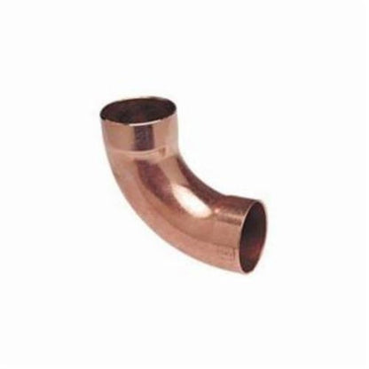 DWV Long Turn 90 deg Elbow, 2 in, C, Copper