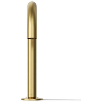 Components 1.2 GPM Widespread Bathroom Faucet with Drain Assembly and Tube Design Spout - Less Handles