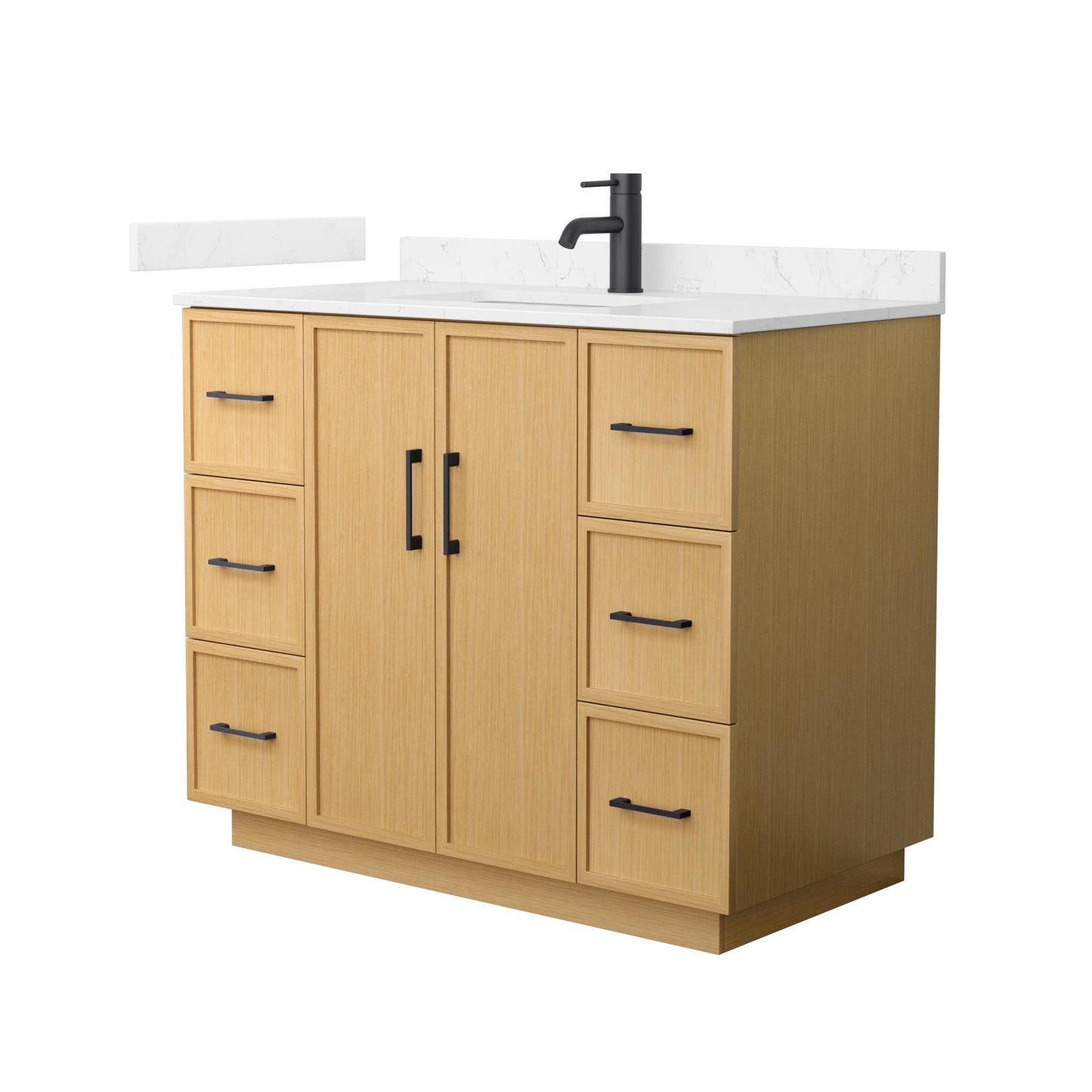 Elan Single Bathroom Vanity with Toe Kick - 42W x 35H x 22D