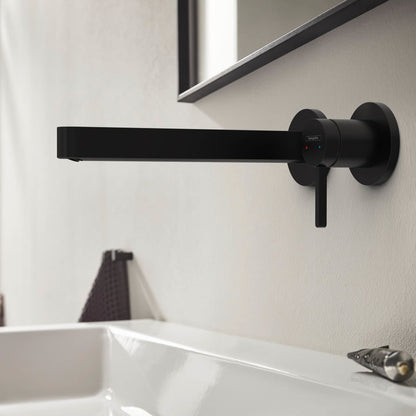 Finoris 1.2 GPM Wall Mounted Widespread Bathroom Faucet