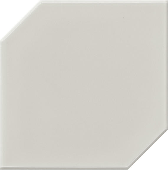 RetroSpace Remix Mercury Grey Rectangle, Undulated 3X6 Glossy