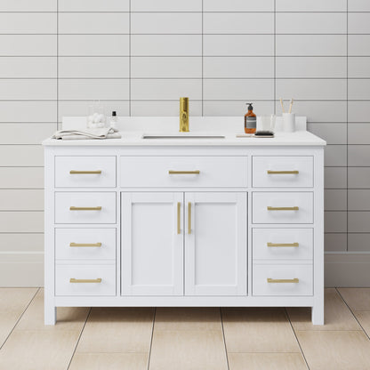Beckett Single Bathroom Vanity - 54W x 35H x 22D