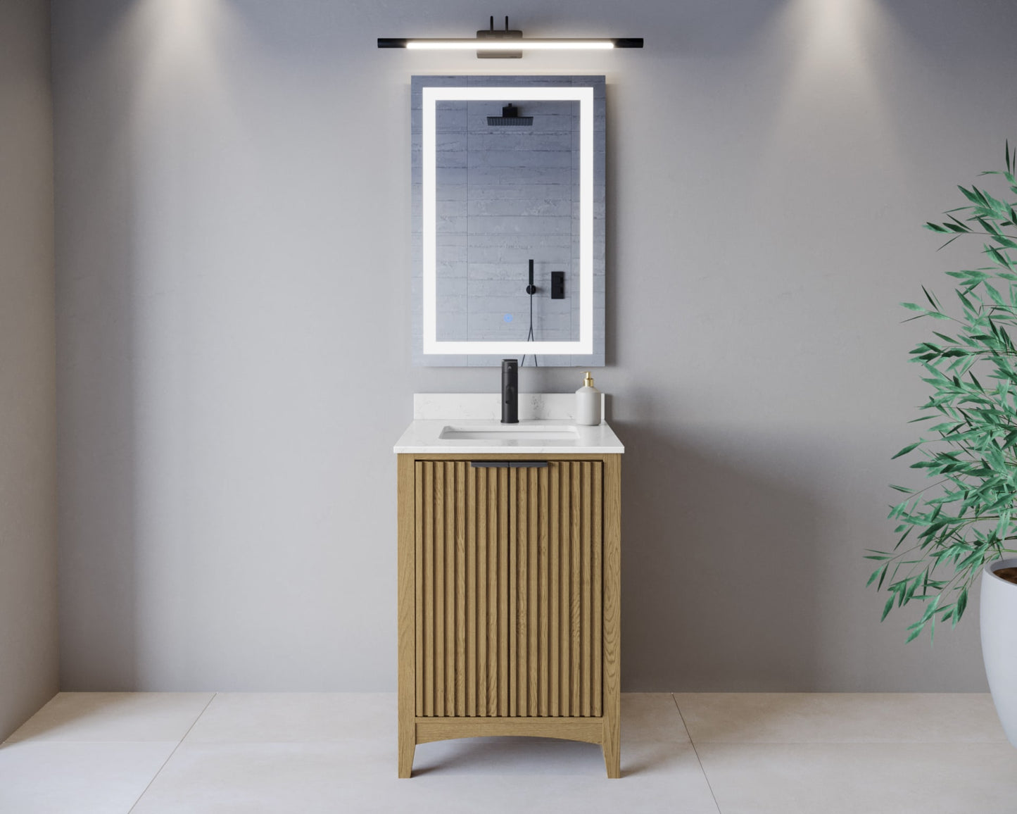 Palmilla Single Bathroom Vanity - 24W x 35H x 22D