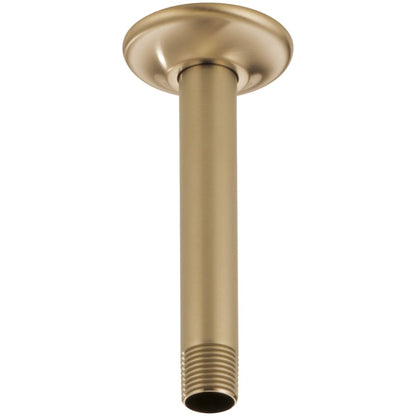 Essential 6" Ceiling Mounted Shower Arm and Flange