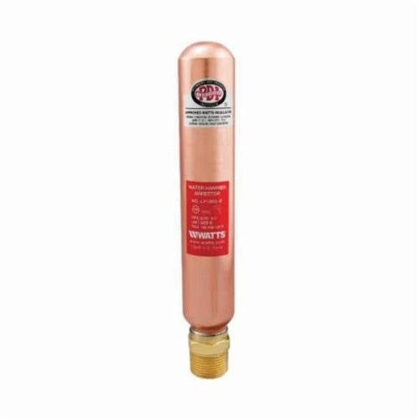 Water Hammer Arrestor, 3/4 in, MNPT, Copper