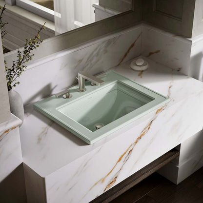 Memoirs Stately 17" Drop In Bathroom Sink with 3 Holes Drilled and Overflow