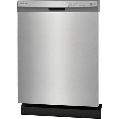 24 in Front Control Built-In Tall Tub Dishwasher in Stainless Steel with 4-cycles and DishSense Sensor Technology