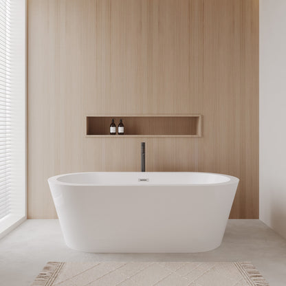 Mermaid Freestanding Bathtub - 71W x 23.25H x 33.5D