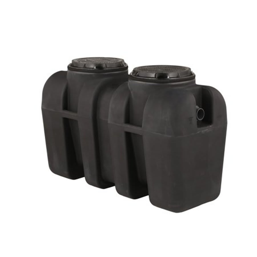 BIG-O Oil Interceptor, 118 gal, 75 gpm, Polyethylene