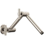 Essential 16" Jointed Wall Mounted Shower Arm with Flange