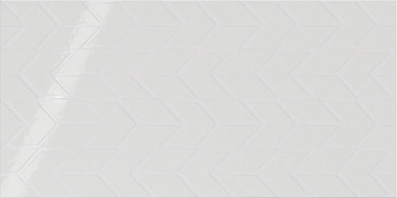 Showscape Stylish White Rectangle, Reverse Dot 12X24 Textured