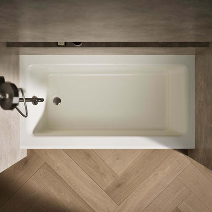 Bellwether Collection 60" Three Wall Alcove Bath Tub with Integral Apron and Left Hand Drain