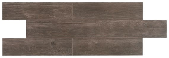 Willow Bend Smoky Brown Plank 6X36 Matte