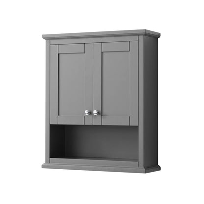 Avery Over-the-Toilet Bathroom Wall-Mounted Storage Cabinet - 25W x 30H x 9D