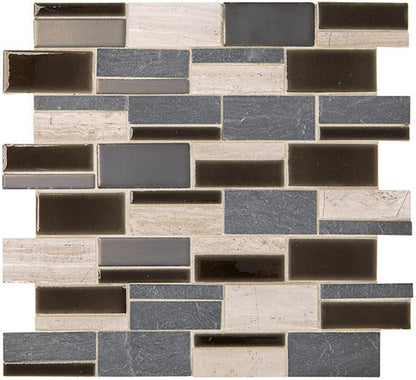 Midpark Mosaics Shadow Trapezoid Random 1X1 Matte