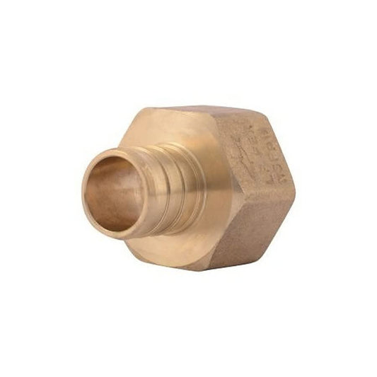 Female Adapter, 3/4 in, Crimp PEX x FNPT, Brass