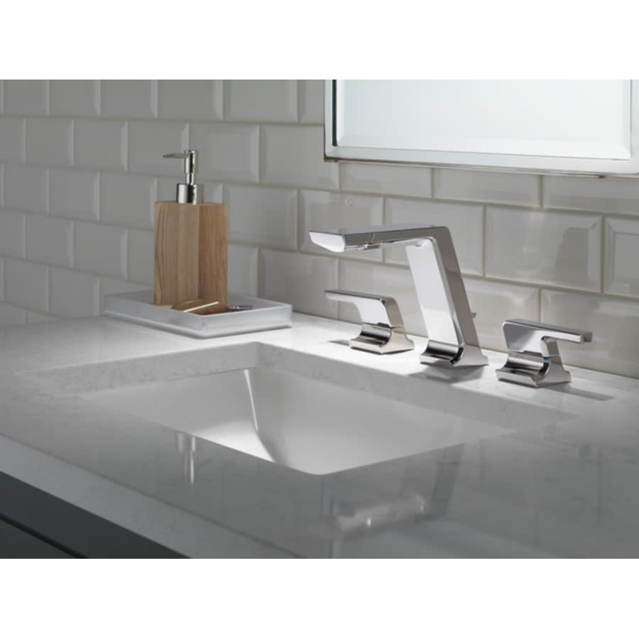 Pivotal 1.2 GPM Widespread Bathroom Faucet with Metal Drain Assembly - Limited Lifetime Warranty