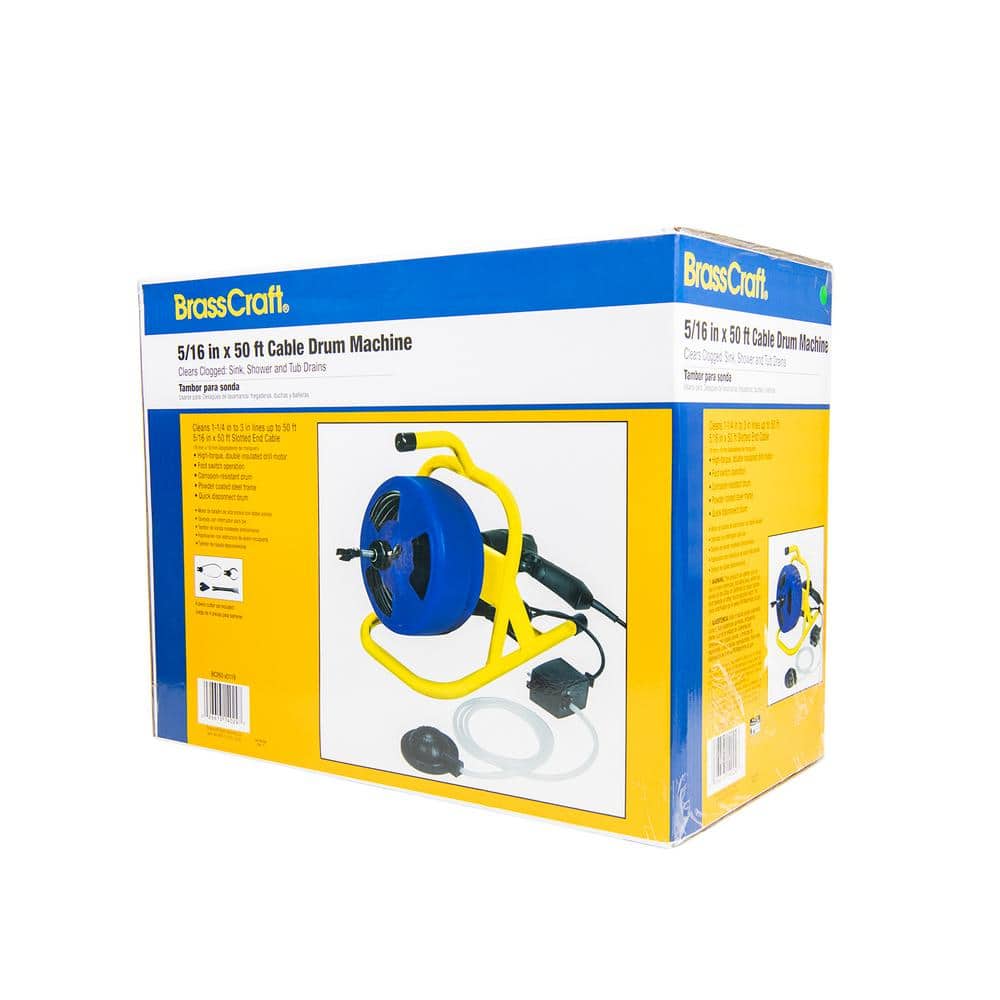 5/16 in. x 50 ft. Cable Drum Machine