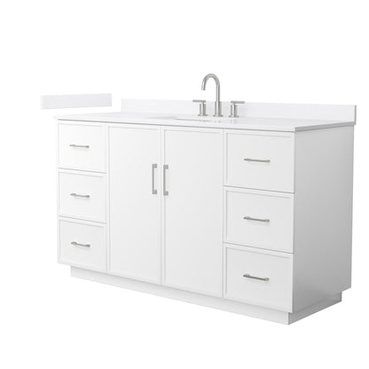 Elan Single Bathroom Vanity with Toe Kick - 60W x 35H x 22D