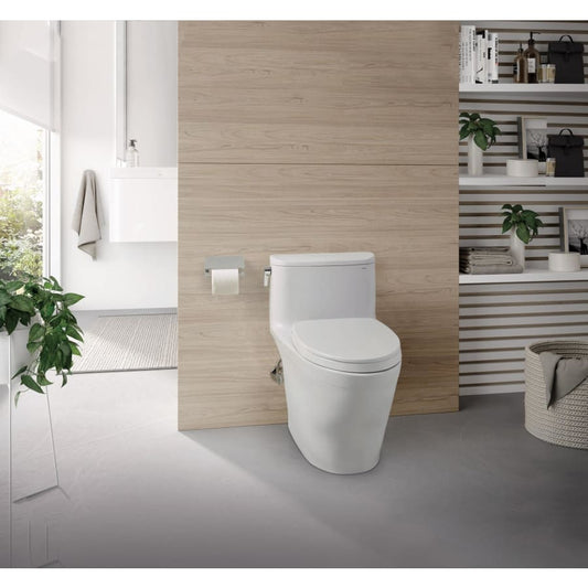 Nexus 1.28 GPF One Piece Elongated Chair Height Toilet with Tornado Flush Technology - Seat Included