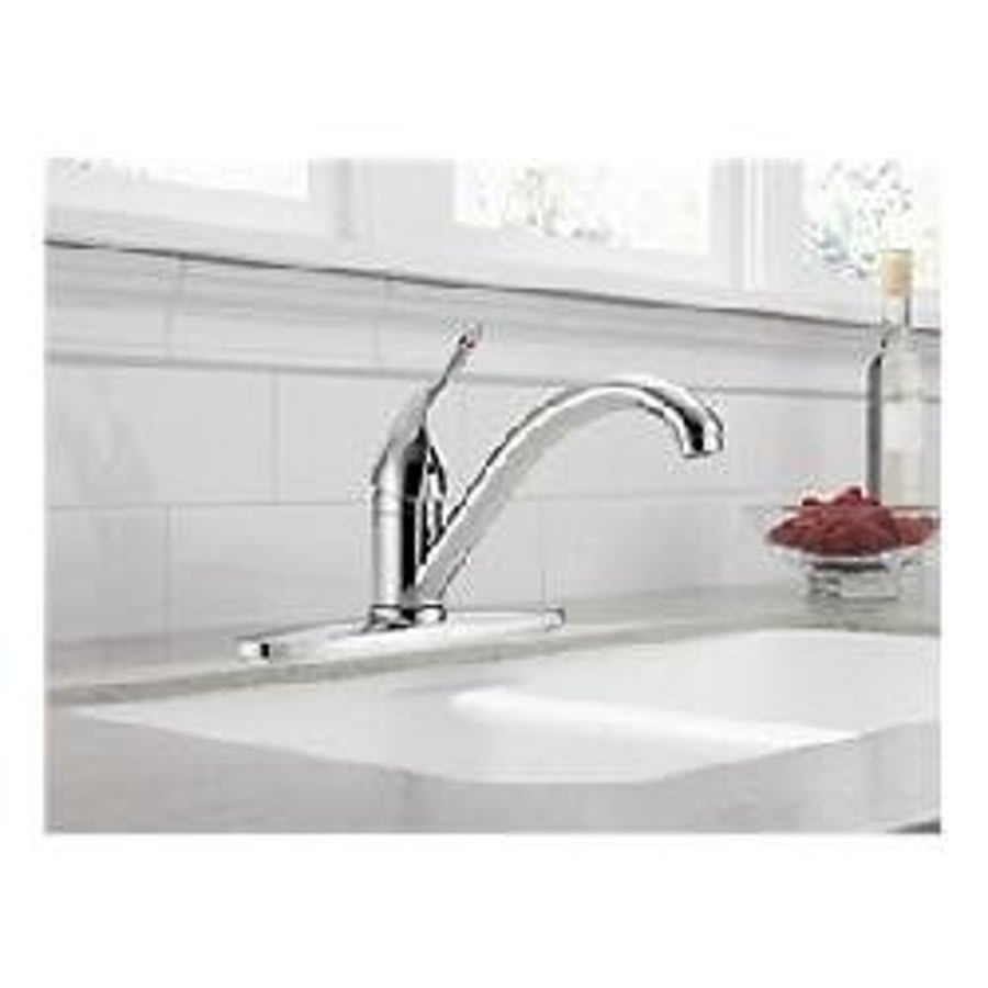 HDF® Kitchen Faucet, Deck Mount, ADA, 1 Lever Handle, 3-Hole, Chrome