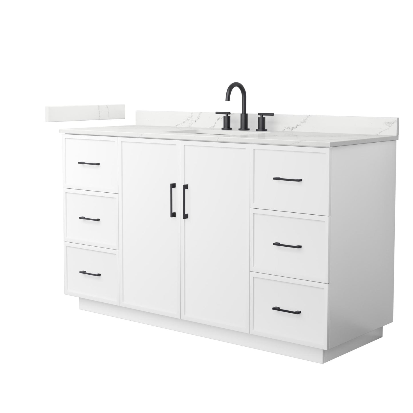 Elan Single Bathroom Vanity with Toe Kick - 60W x 35H x 22D