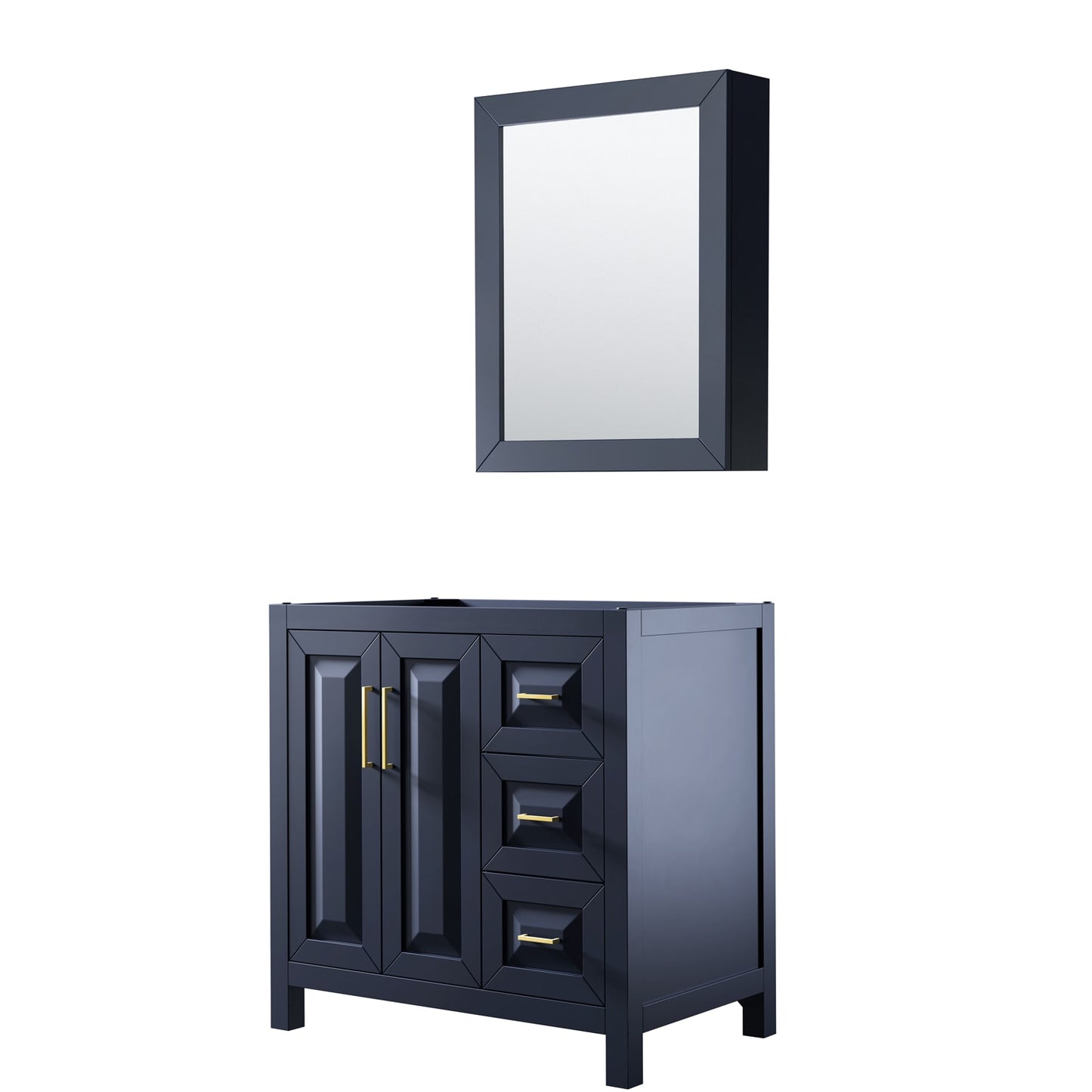 Daria Single Bathroom Vanity - 35W x 35H x 21.5D