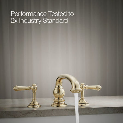 Artifacts Deck-Mount Bath Faucet Handle Trim with Lever Design