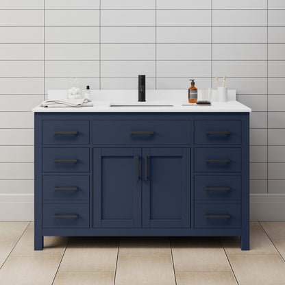 Beckett Single Bathroom Vanity - 54W x 35H x 22D