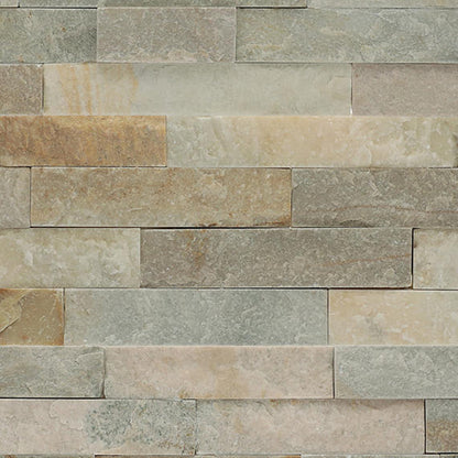 Stacked Stone Golden Sun Stacked, Natural Cleft 6X24