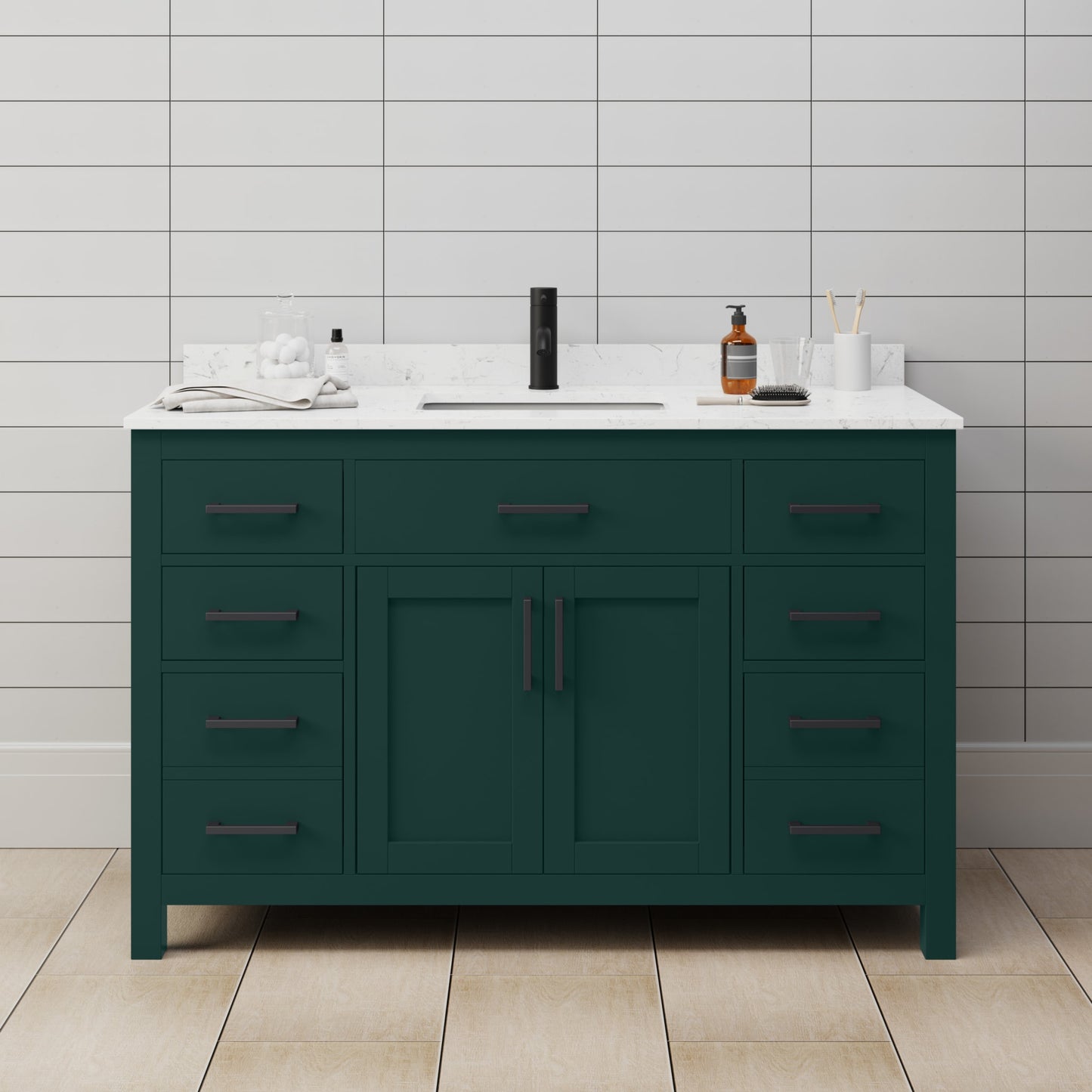 Beckett Single Bathroom Vanity - 54W x 35H x 22D