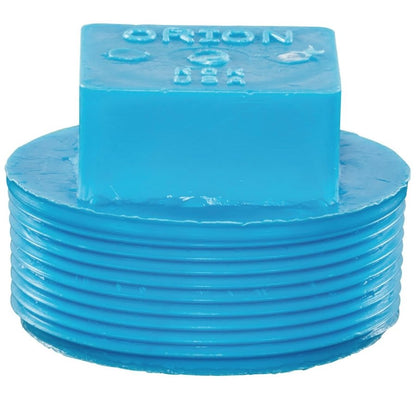Blueline™ Acid Waste Plug, 2 in, Polypropylene