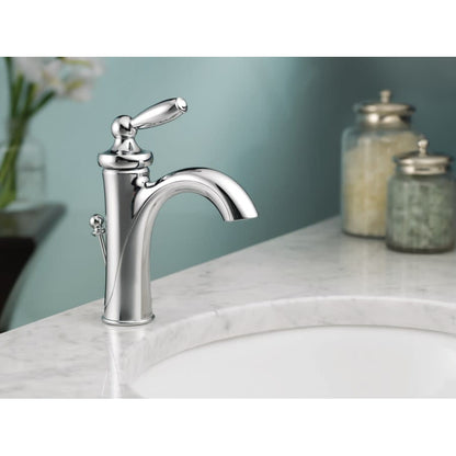 Single Handle Single Hole Bathroom Faucet from the Brantford Collection (Valve Included)