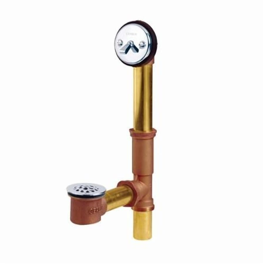 Classics™ Bath Drain Full Kit, Trip Lever, Brass, Polished Chrome