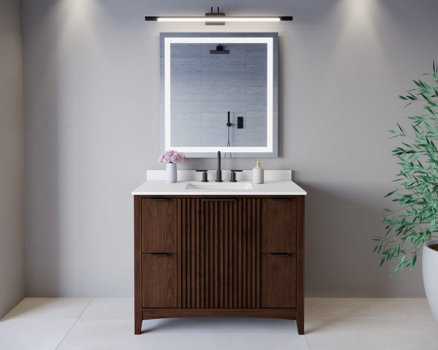 Palmilla Single Bathroom Vanity - 42W x 35H x 22D