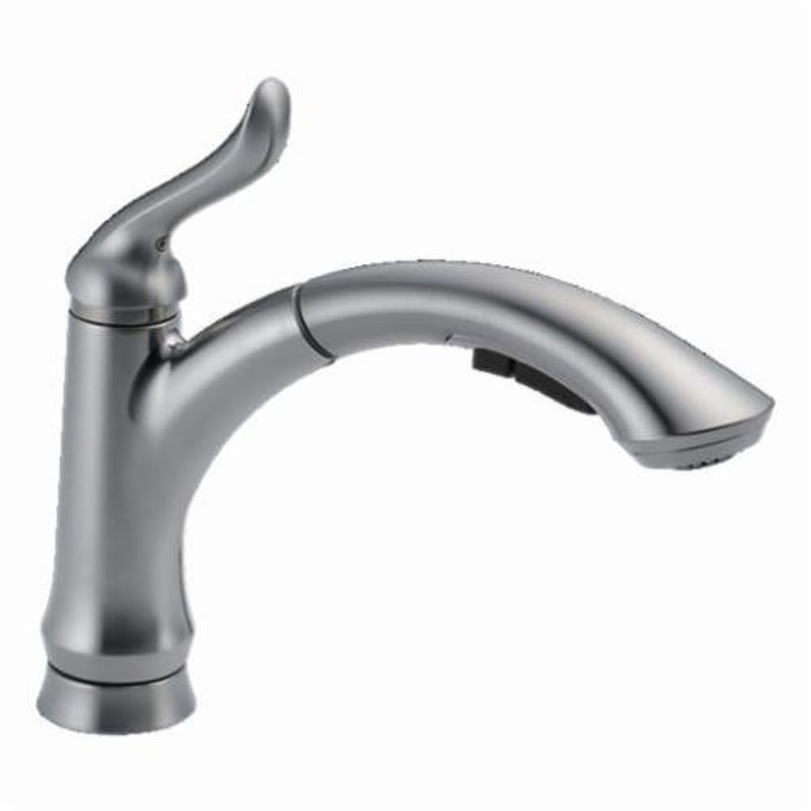 Linden™ Kitchen Faucet, Deck Mount, ADA, 1 Lever Handle, 1 or 3-Hole, Arctic Stainless