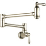 Traditional Wall Mounted Pot Filler with Dual Swing Joints and 24" Extension - Includes Lifetime Warranty