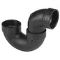 DWV LA Pattern Union P-Trap, 1-1/2 in, Hub, ABS