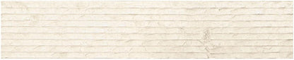 Marble Latte Rectangle, Raked, Scraped 4X20