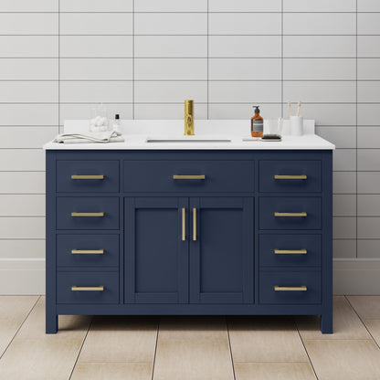 Beckett Single Bathroom Vanity - 54W x 35H x 22D