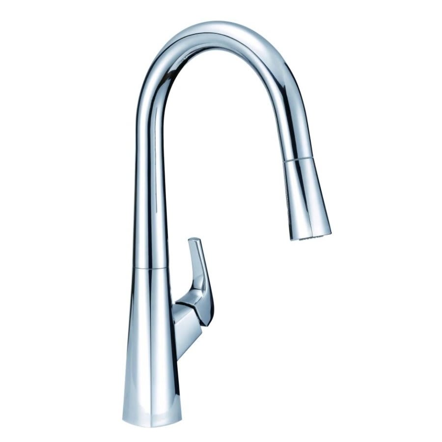 Vaughn® Kitchen Faucet, Deck Mount, ADA, 1 Lever Handle, 1-Hole, Polished Chrome