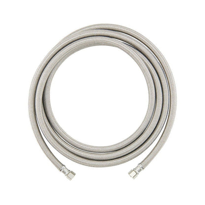 Flexible Water Supply, 3/8 in, Comp, 120 in L, Braided Polymer