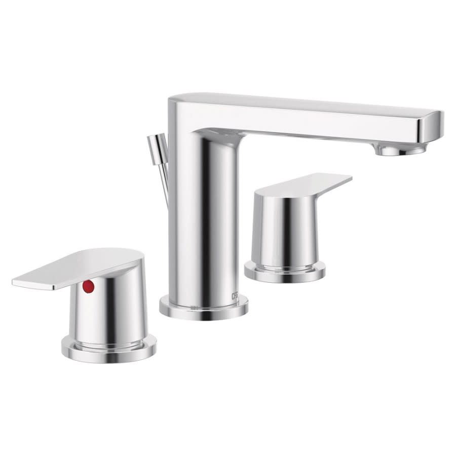 Slate™ Widespread Lavatory Faucet, ADA, 2 Handle, 3-Hole, 1.2 gpm, Chrome