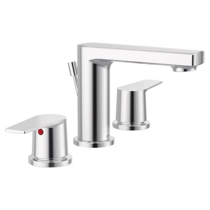 Slate™ Widespread Lavatory Faucet, ADA, 2 Handle, 3-Hole, 1.2 gpm, Chrome