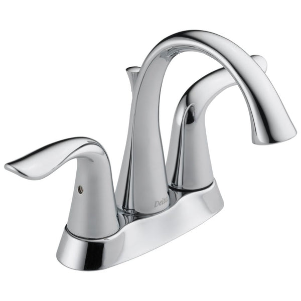Lahara® Centerset Lavatory Faucet, ADA, 2 Handle, 3-Hole, 1.2 gpm, Chrome