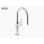 Crue™ Kitchen Faucet, Deck Mount, ADA, 1 Lever Handle, 1 or 3-Hole, Polished Chrome