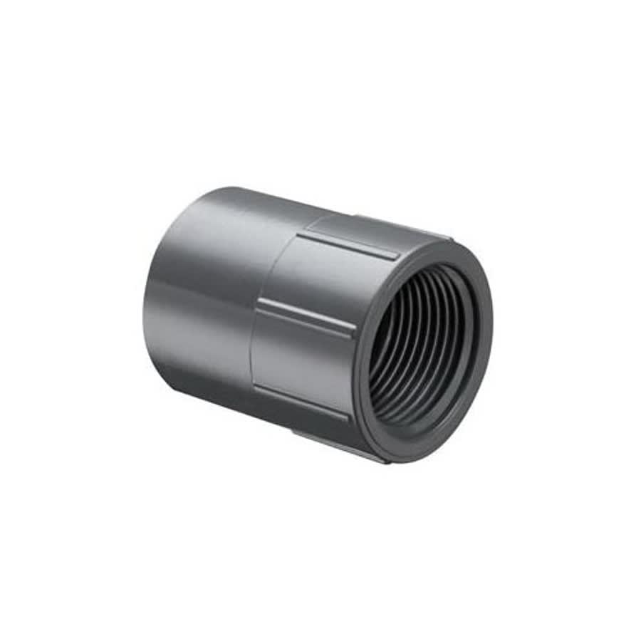 Female Adapter, 3 in, Socket x FNPT, SCH 80/XH, PVC