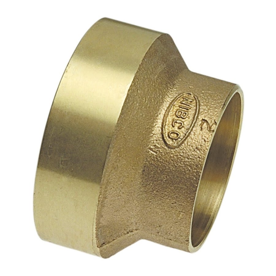 DWV Reducer Coupling, 4 x 3 in, C, Copper
