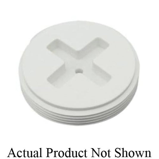 Countersunk Plug, 2-1/2 in, MNPT, DWV, PVC