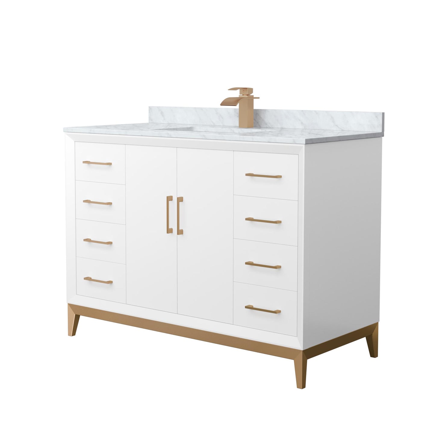 Amici Single Bathroom Vanity - 48W x 35.25H x 22D